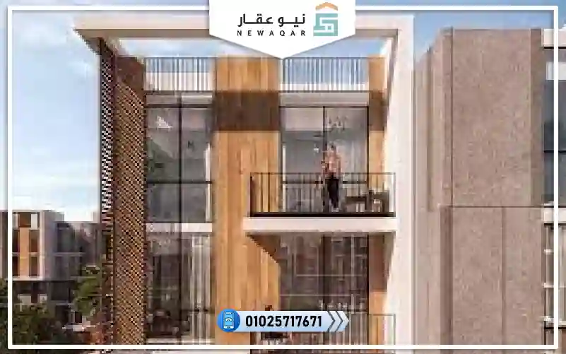 شقة للبيع 189متر بحديقة 87متر كمبوند هاب تاون حسن علام المستقبل سيتي
