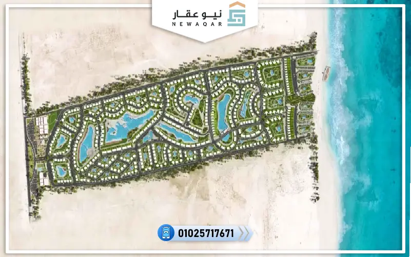 شاليه للبيع 75م + تراس 25م  قرية جايا الساحل الشمالي