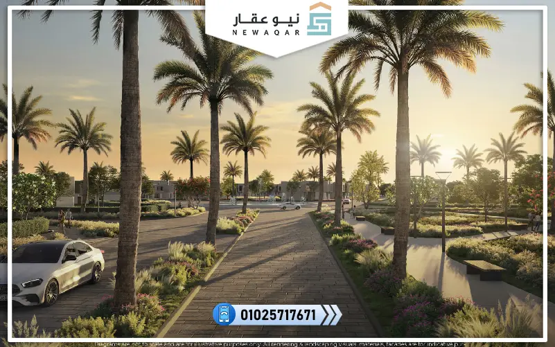 تاون هاوس ميدل 210م للبيع كمبوند كنز زايد الجديدة شركة مدار