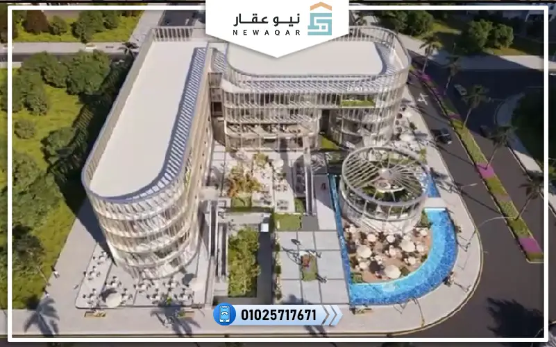 محل تجاري 69م للبيع مول لينك فيو التجمع الخامس شركة مسكون
