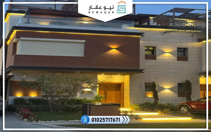 فيلا مستقلة للبيع 482م كمبوند ديجار التجمع السادس اوبن فيو