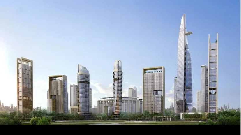 الأبراج والمجمعات التجارية في CBD العاصمة الإدارية مشاريع منطقة الأعمال المركزية CBD