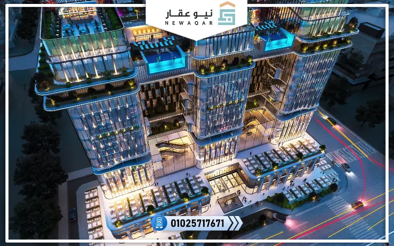 محل تجاري 31م للبيع اورو تاور العاصمة الإدارية الجديدة