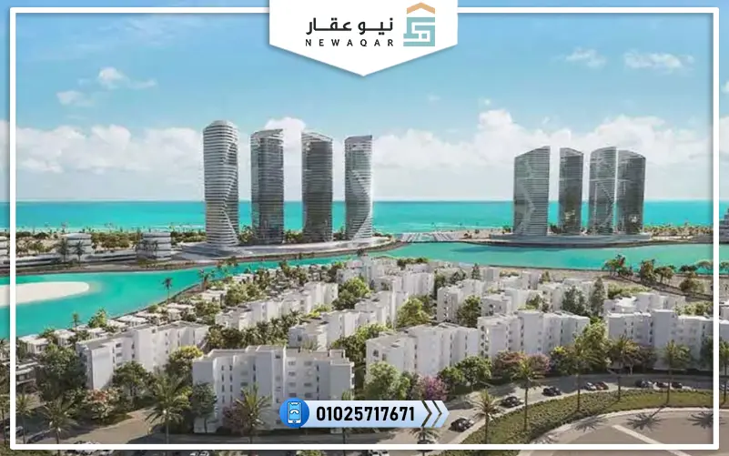 شاليه70م للبيع قرية لندن العلمين الجديدة بالتقسيط علي 12سنه