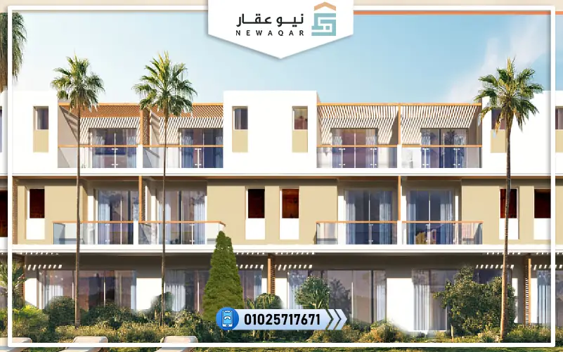 ستاند الون للبيع 266م قرية شورز الساحل الشمالي بفيو بحر