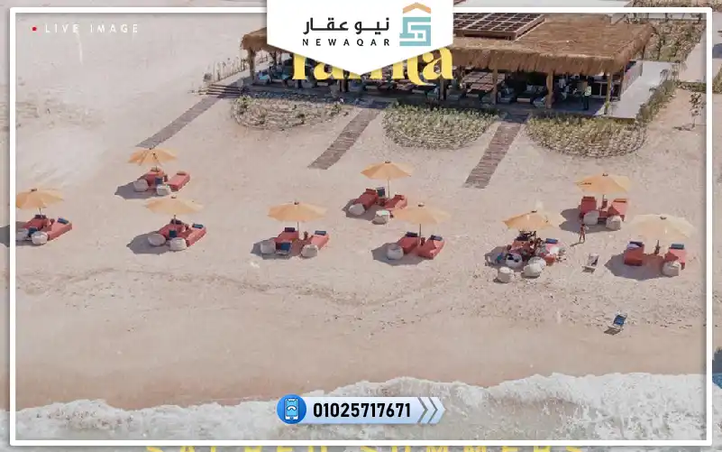 شاليه للبيع 188م قرية رملة الساحل الشمالي شركة مراكز