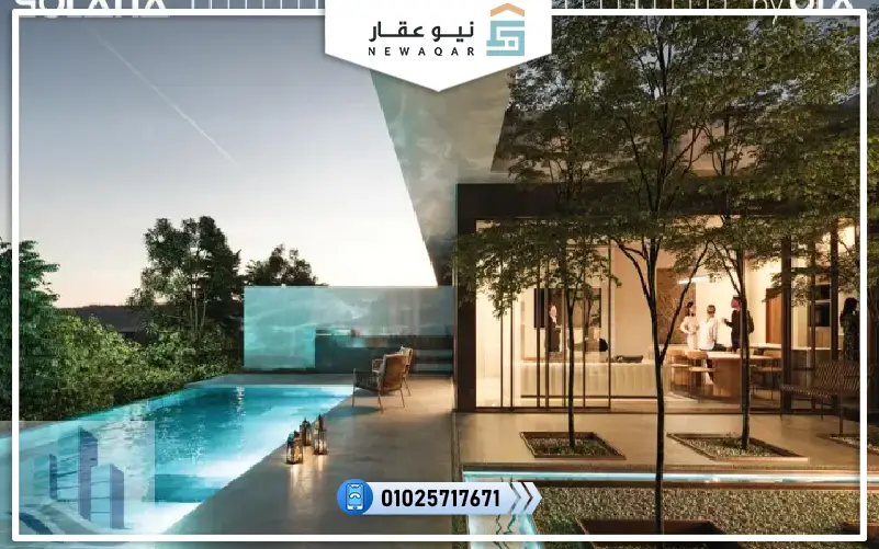 تاون هاوس كورنر301م للبيع كمبوند سولانا الشيخ زايد شركة اورا