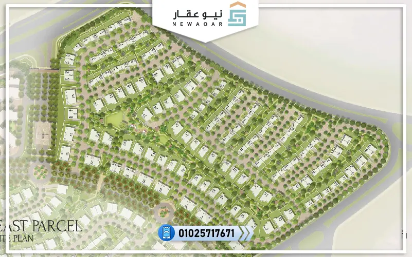 ستوديو 83متر للبيع كمبوند كريسينت ووك التجمع السادس اوبن فيو