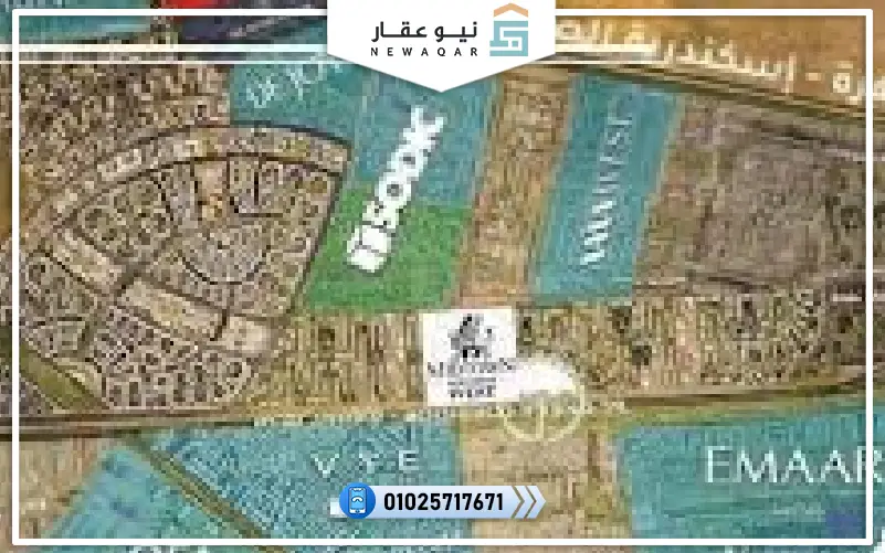 تاون هاوس للبيع 315م كمبوند ميد تاون ويست الشيخ زايد الجديدة