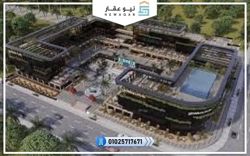 مكتب اداري 100م للبيع مول تري هب التجمع الخامس