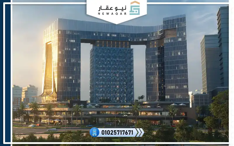 عياده طبيه للبيع 58م مشروع افيري بارك شركة ارقي العقارية