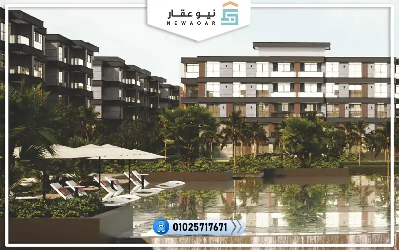 دوبلكس للبيع290م في كمبوند دي جويا الشيخ زايد بفيو لاندسكيب