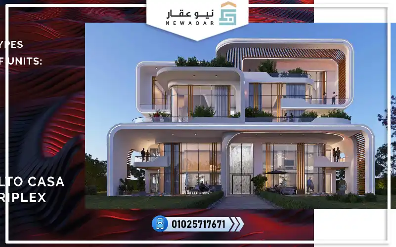 دوبلكس للبيع 300م كمبوند امارا التجمع الخامس بالتقسيط 9س