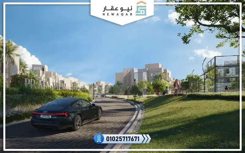 شاليه117م للبيع قرية برايا فيو الساحل الشمالي فيو علي البحر