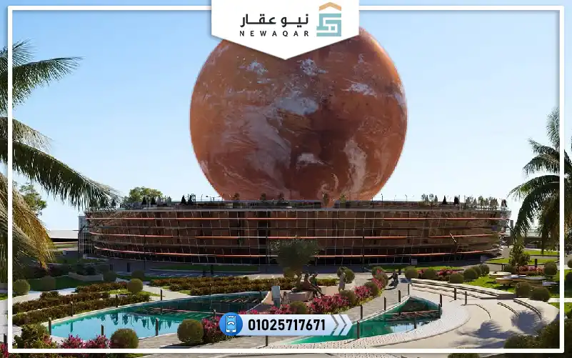 شقة للبيع 190م كمبوند ذا مارس العبور الجديدة بفيو لاندسكيب