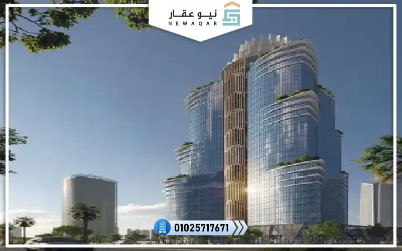 مكتب اداري للبيع 104م 31 نورث تاور العاصمة الادارية الجديدة