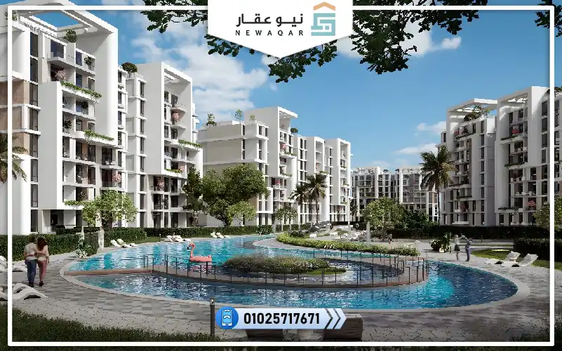 ستوديو للبيع 65م كمبوند كايروفا التجمع السادس مقدم 150 ألف