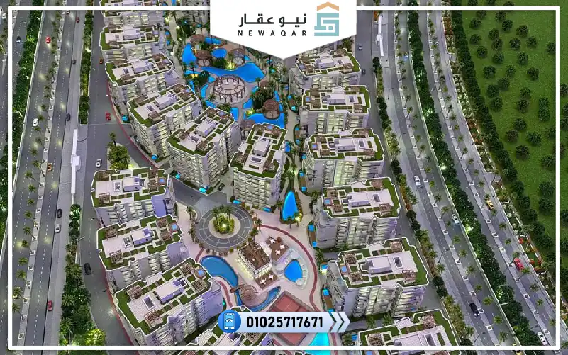 دوبلكس للبيع 205م في كمبوند لاريفا العاصمة الادارية الجديدة