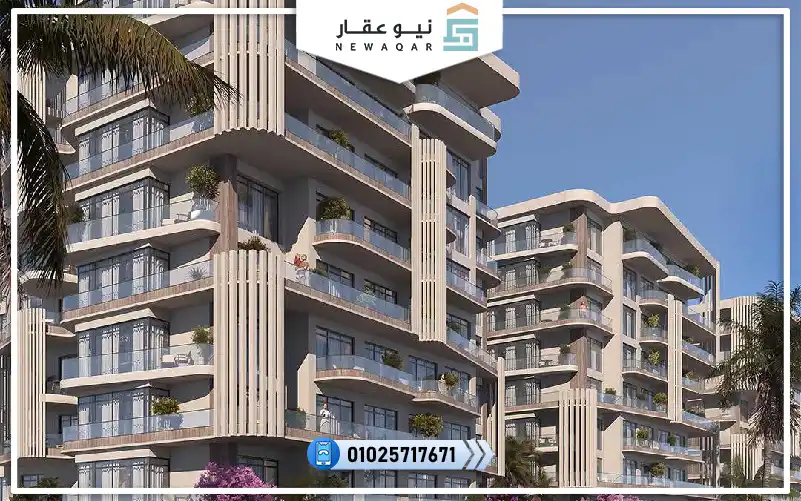 شقة للبيع111م كمبوند لاريفا العاصمة الادارية الجديدة مقدم10%