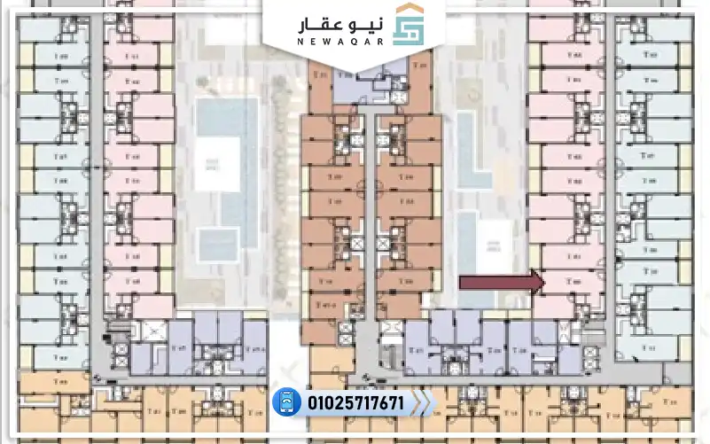 شاليه للبيع 76م قرية بيسكاي الغردقة البحر الاحمر بالتقسيط