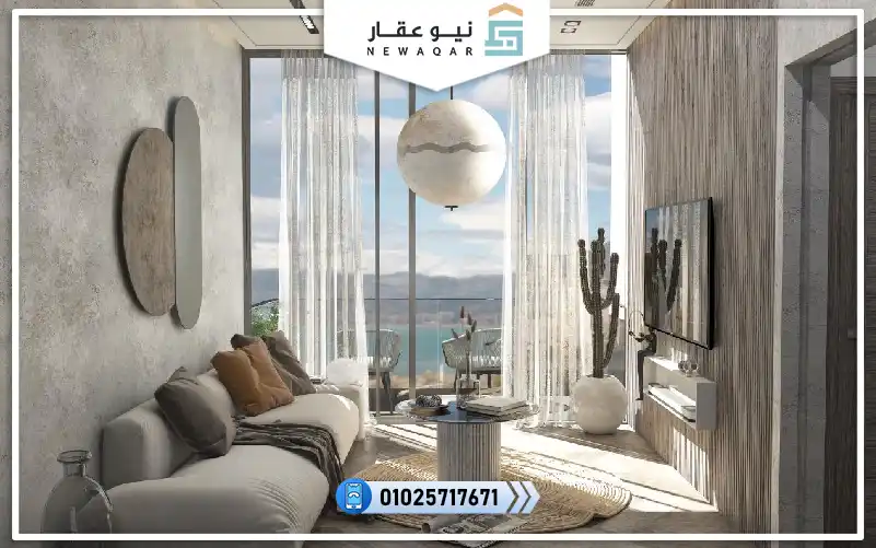 شاليه للبيع 112م بيسكاي الغردقة بفيو مفتوح علي البحر