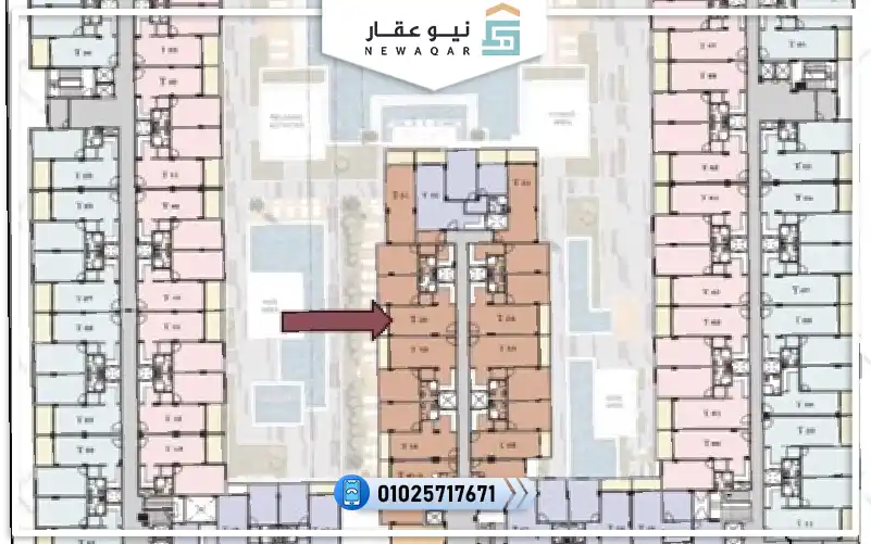 شاليه للبيع 62م قرية بيسكاي الغردقة البحر الاحمر
