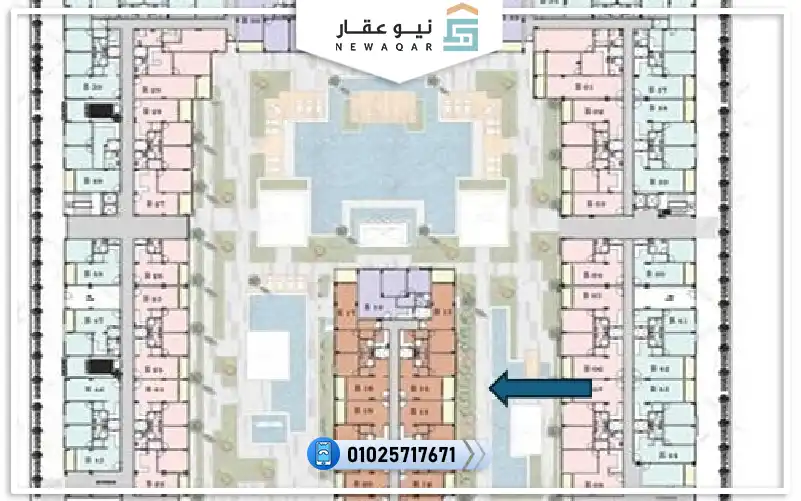 شاليه للبيع 53م بجاردن قرية بيسكاي الغردقة البحر الاحمر