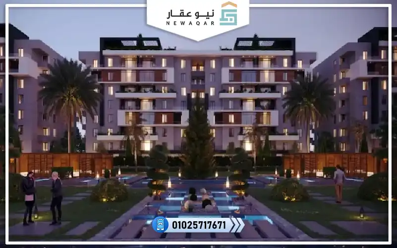 شقة للبيع 140م كمبوند ايليت بارك العاصمة الإدارية