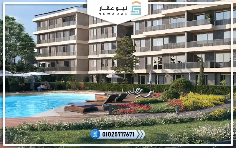 ستوديو للبيع 67م كمبوند جي ويست الشيخ زايد مقدم 10%