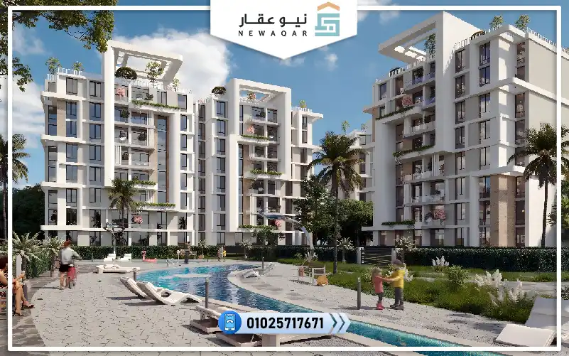 ستوديو للبيع 72م كايروفا التجمع السادس بالتقسيط علي12سنه