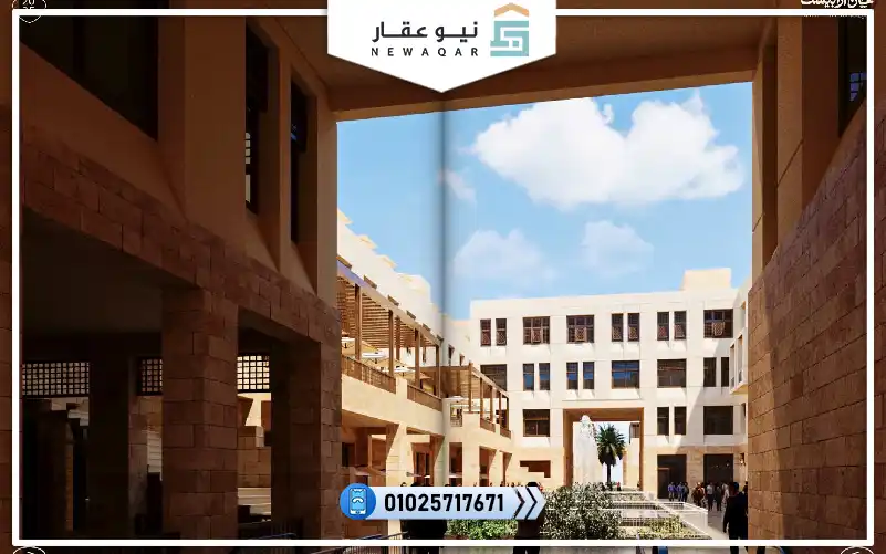 محل تجاري للبيع90م مول خان ارابيسك الفسطاط الجديدة