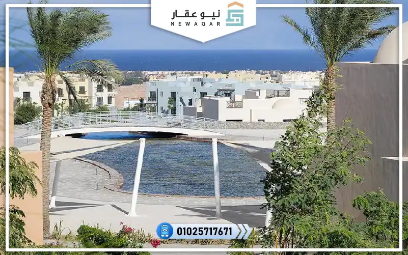 شاليه 84م للبيع مكادي هايتس الغردقة بفيو حمامات السباحه