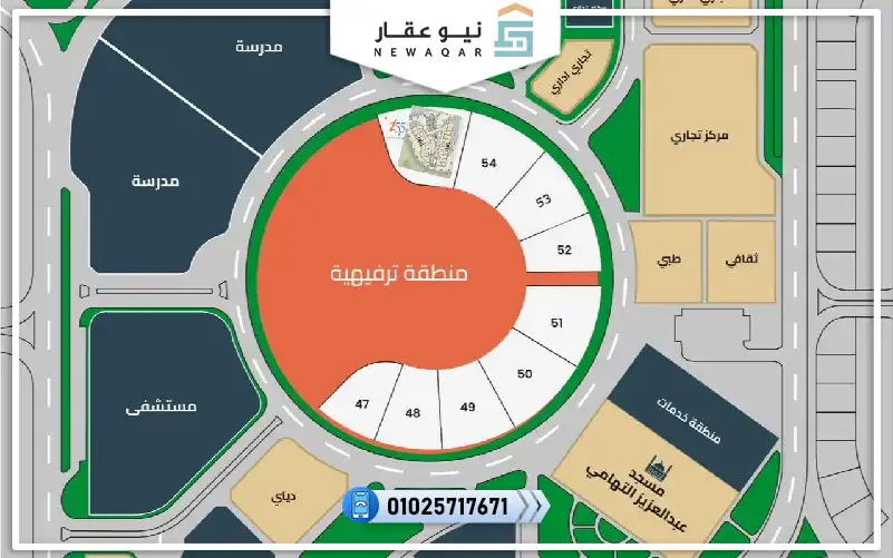 مكتب اداري للبيع 25متر مول Z55 التجمع الخامس 10%مقدم