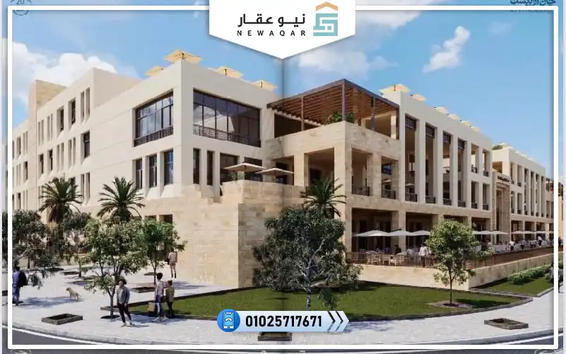 مكتب اداري 23 متر للبيع مول خان ارابيسك الفسطاط الجديدة