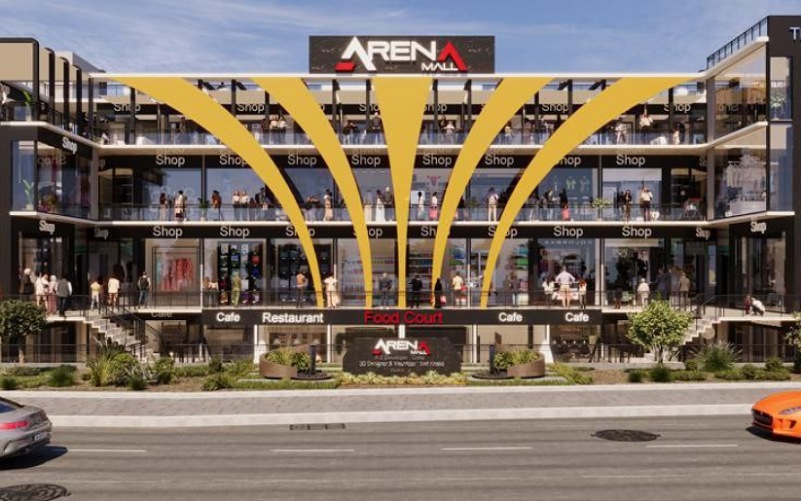 أرينا مول العبور Arena Mall شركة كريت للتطوير العقاري