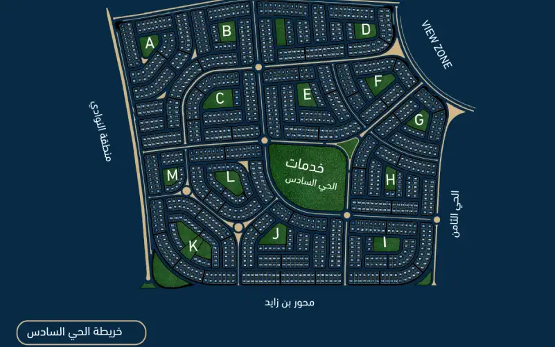 خريطو التجمع السادس 