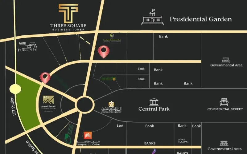 موقع مشروع دومينار الجديد بالعاصمة