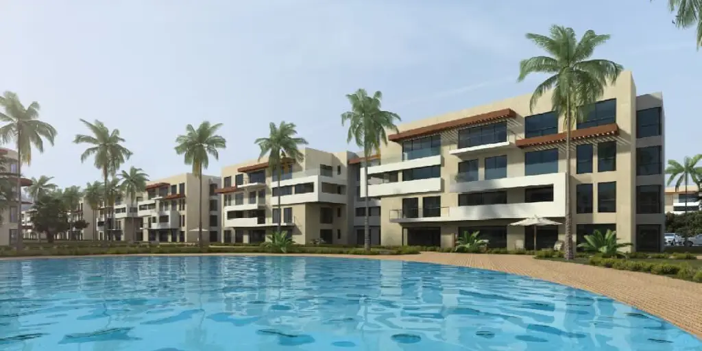 تصميم أحد قرى الساحل الشمالي 