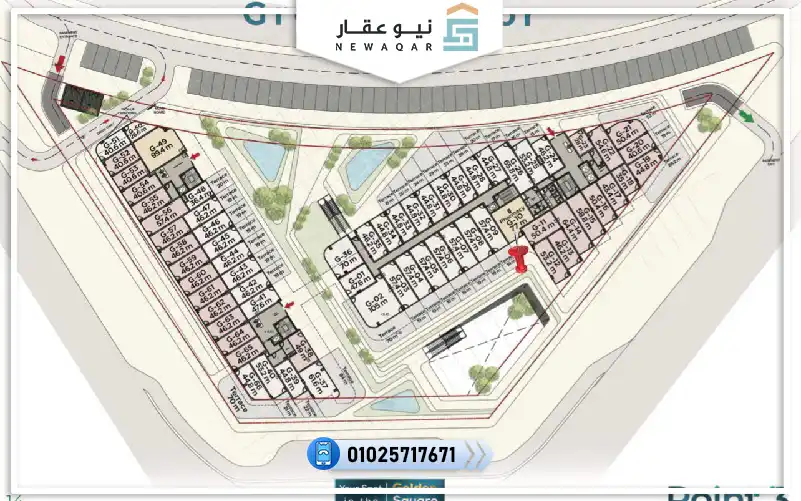صيدلية للبيع 77م مول بوينت 3 العبور مباشرة ميدان احمد عرابي