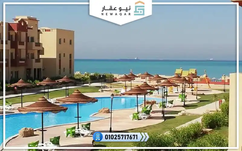 شاليه 95م للبيع قرية لاسيرينا عيون موسى