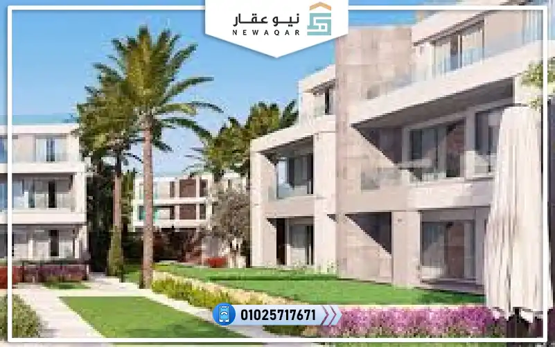 شاليه 110م استلام فوري للبيع قرية لافيستا راي العين السخنة