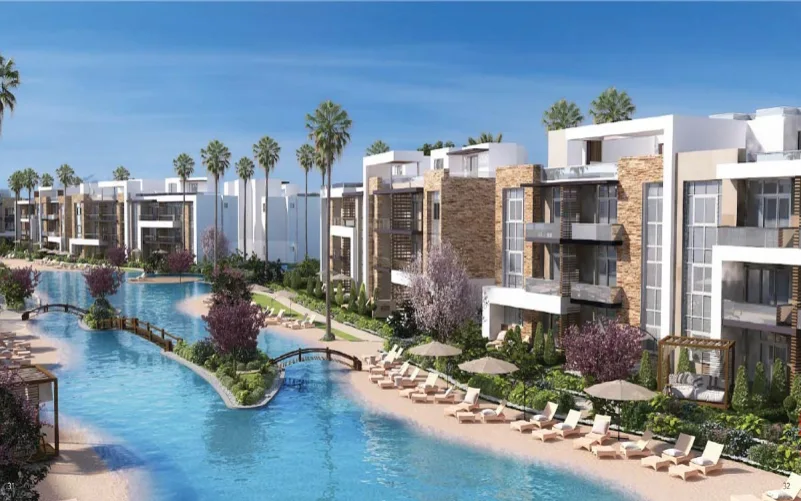 قرية لافيستا العين السخنة شاليهات للبيع بقرية لافيستا