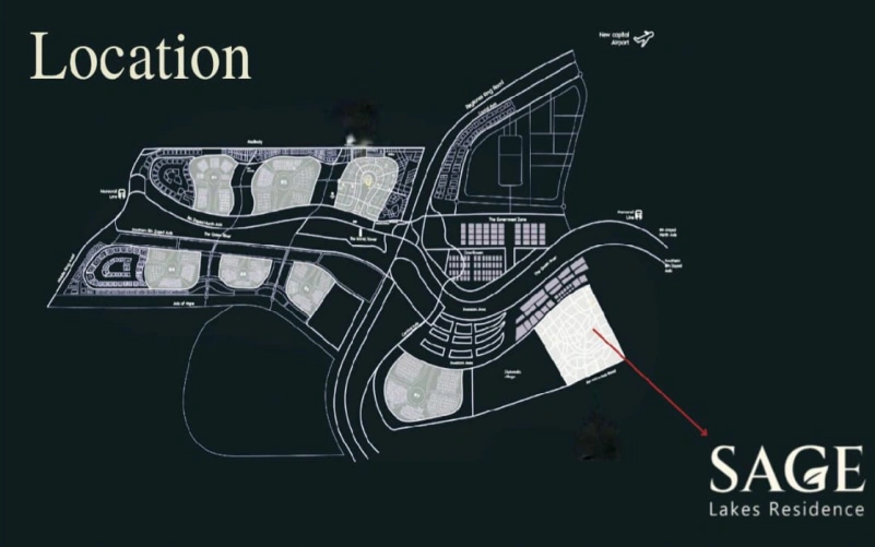 كمبوند ساج ليكس ريزيدنس العاصمة الإدارية Sage Lakes Residence