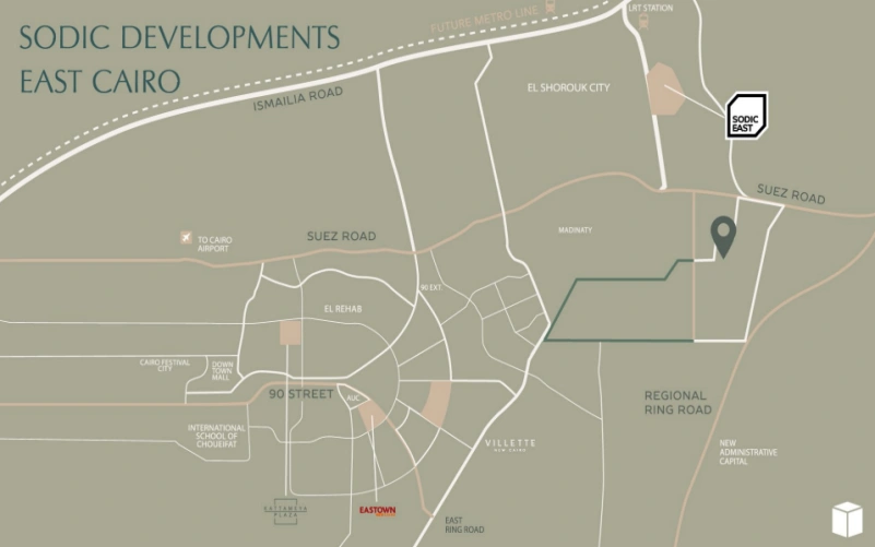 كمبوند سوديك ايست فيل المستقبل سيتي مشروع Sodic Eastvale