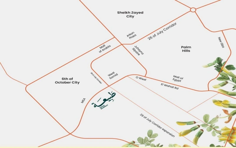 Tabeaa Residences 6 October كمبوند طبيعة ريزيدنس 6 أكتوبر