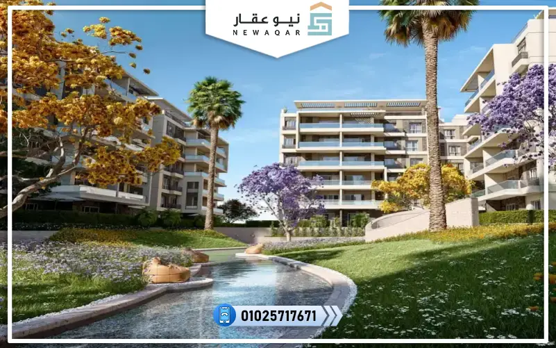 شقة للبيع 95م كمبوند طبيعة ريزيدنس 6 أكتوبر