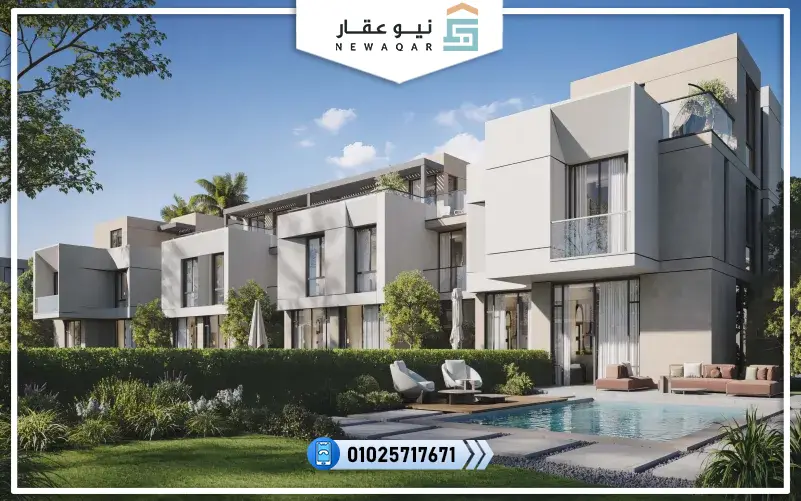 تاون هاوس ميدل 218م للبيع كمبوند كين التجمع الخامس