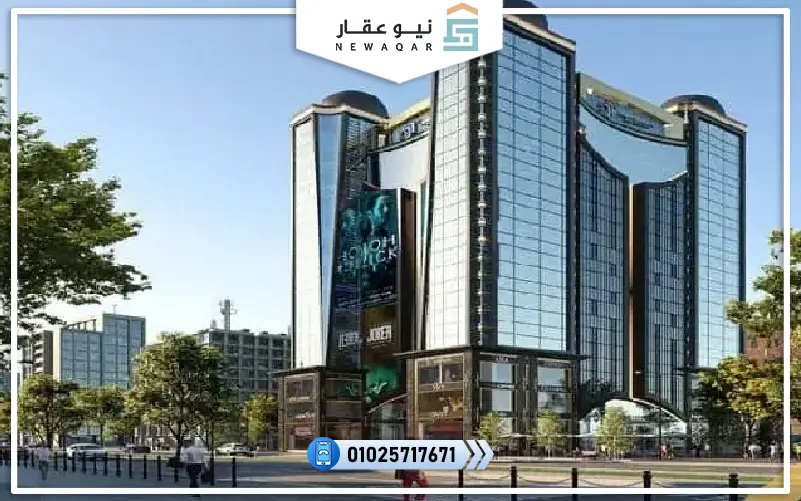 مكتب اداري للبيع 30م مول داون تاون العاصمة الادارية