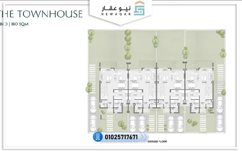 توين هاوس للبيع 180م كمبوند سوديك ايست فيل