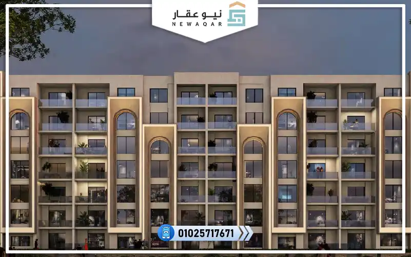 شقة للبيع 111م بجاردن 46م كمبوند جادينة هليوبوليس